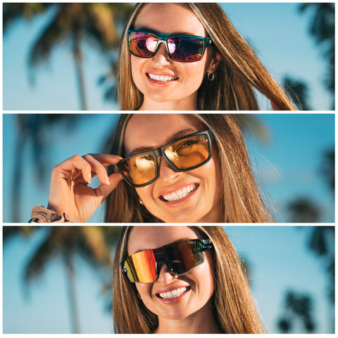 a woman with a round face wearing sunglasses