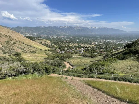 Ensign Peak Trail  landscape